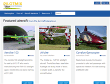 Tablet Screenshot of pilotmix.com